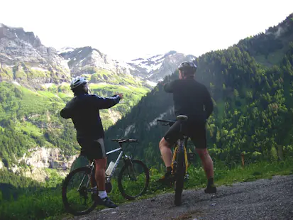 Mountain biking from Verbier to Champery, 1-day tour in Valais
