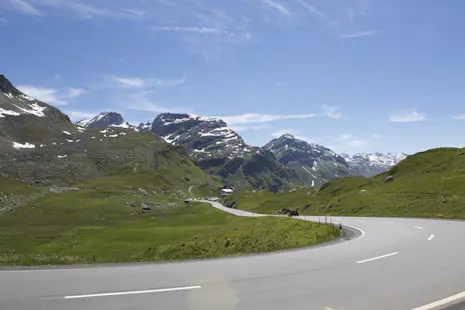 Randonnée d'une journée depuis La Veduta sur le col du Julier, près de St. Moritz.