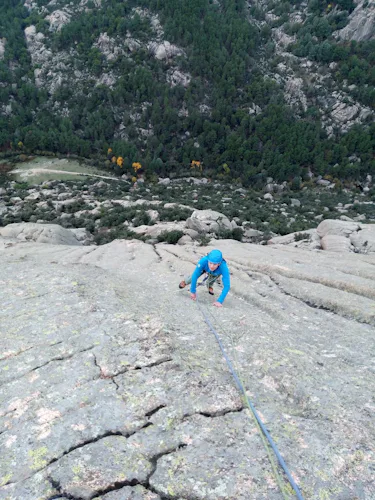 Peña Sirio: Rock climbing in La Pedriza