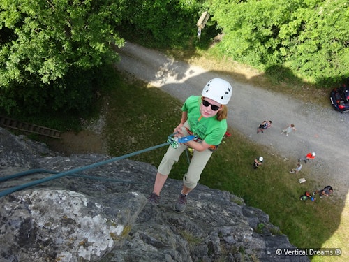 Rock climbing and via ferrata adventure for young climbers in Dinant, Belgium (3 days)
