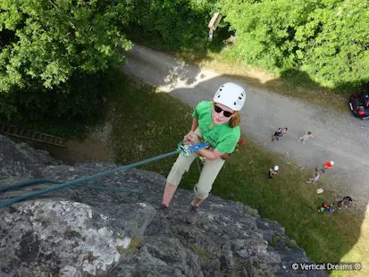 Rock climbing and via ferrata adventure for young climbers in Dinant, Belgium (3 days)
