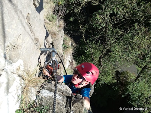 A day on the rocks for youth and family: Rock climbing and via ferrata (1 day)