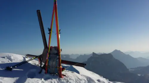 Esquí en pendientes pronunciadas de 1+ día en los Dolomitas, Italia