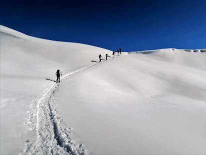 Snowshoeing around Lake Misurina, near Auronzo di Cadore