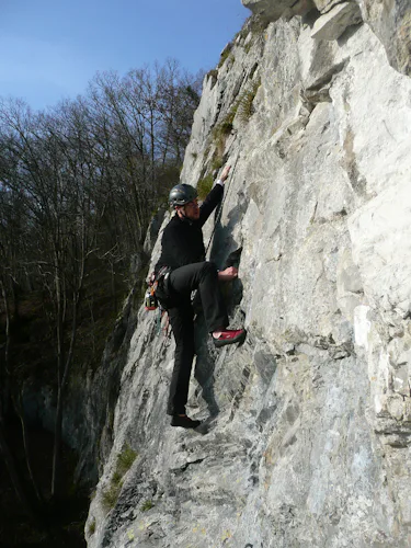 Guided Rock climbing in Belgium 1