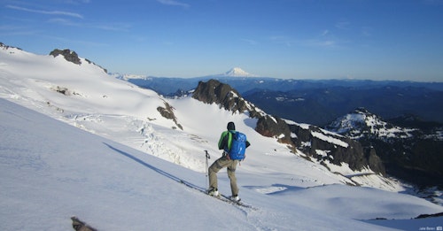 5-day Backcountry ski tour on Mt. Rainier, Washington State
