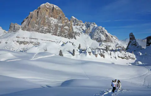 Snowshoeing in the Dolomites, around Cortina d’Ampezzo