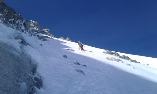 Mont Maudit (4465m) via the Kuffner Ridge, from Courmayeur (3 days)