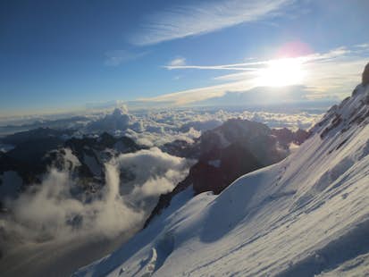 2 days, 2 summits in the Dauphine Alps: Barre des Ecrins (4102m), Dome de Neige (4015m)