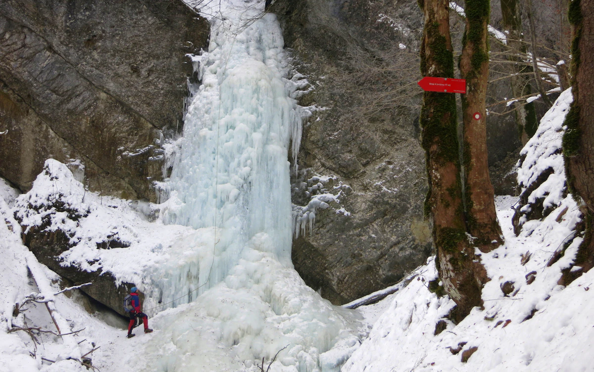 Ice Climbing Julian Alps