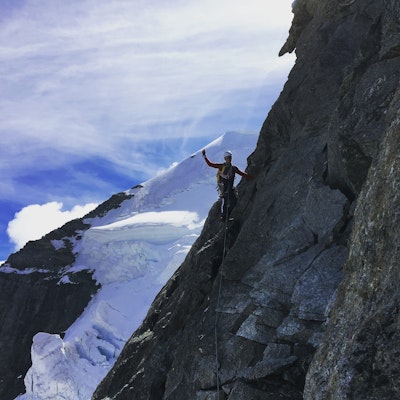 The “Biancograt”, Piz Bernina (4049m) Summit and Piz Palu traverse, 3 days