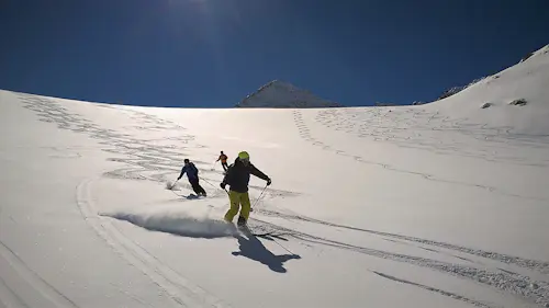 1+ day Freeride skiing on Passo del Tonale (Tonale Pass), Lombardy