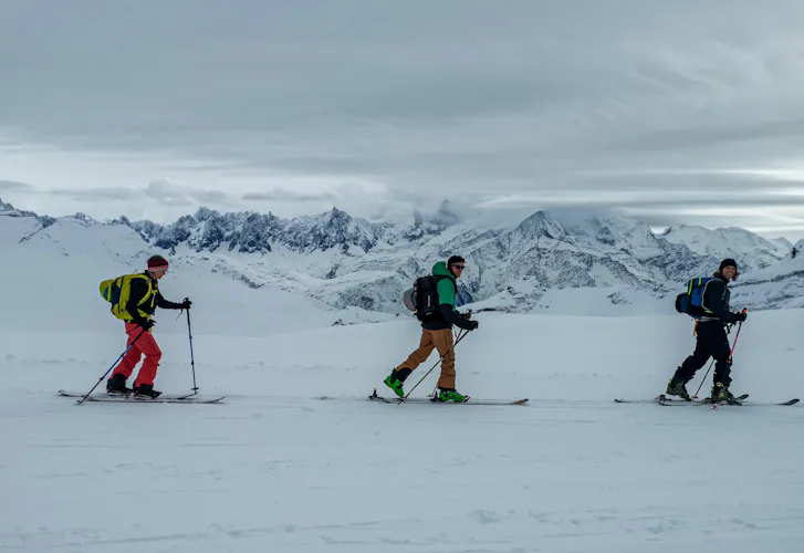Ski touring in Chamonix with Kyriakos 4