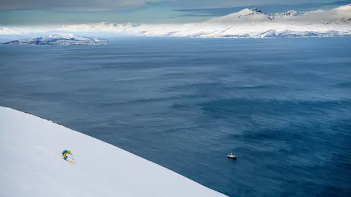 Ski and sail on your own yacht in the Arctic, Lyngen Alps (Norway)