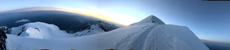 Mont Blanc panoramic view