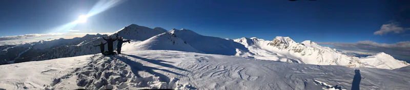 heli ski panoramica