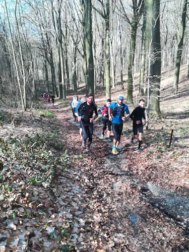 Muscle strenghtening workshop for trail runners in the Sonian Forest, Belguim