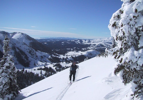 Backcountry skiing on Mount Washington, NH, 1-day Introductory course