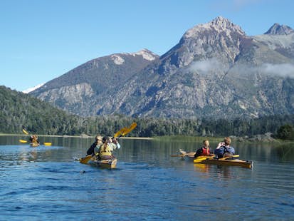 Multi-sport day in Bariloche: Hiking and kayaking