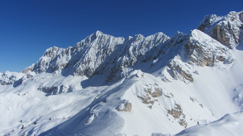 “Sci 18” freeride skiing day on Mount Faloria, near Cortina