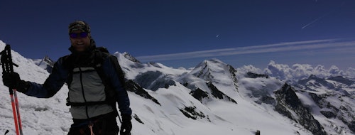 West Breithorn (4165m) climb, 1-day Ascent near the Matterhorn