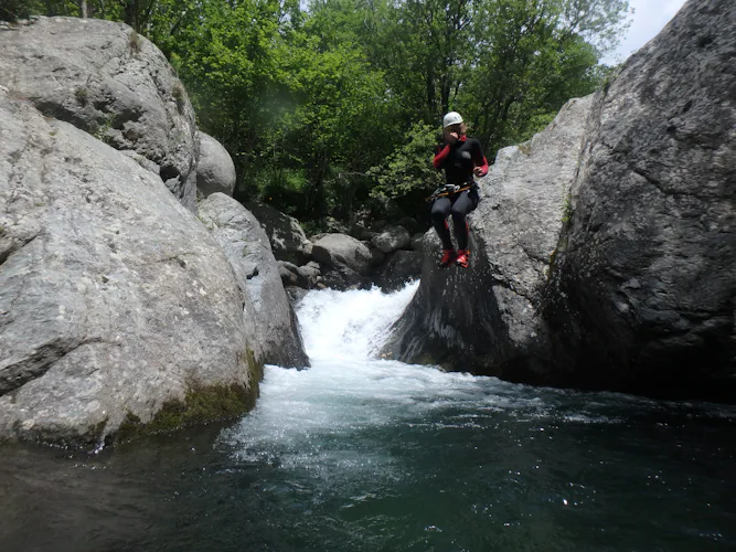 Family friendly canyoning in Vall de Nuria, Freser Inferior (Half-day)