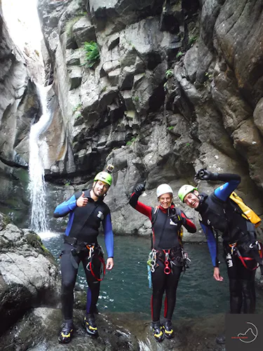 Canyoning day in Nuria Canyon in Vall de Nuria