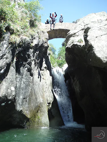 Canyoning day in Nuria Canyon (Vall de Nuria), Catalonia