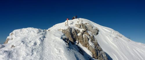 Climbing Triglav in the winter from Bled, Slovenia (2 days)