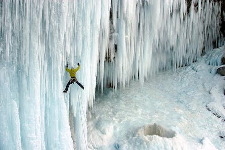 Ice climbing in the Triglav National Park, near Bled (Half-day)