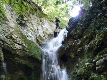 Gravet Canyon, Rappelling and canyoning day in Rupit (Osona)