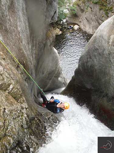 Les Anelles, Canyoning day near Costa Brava in Spain