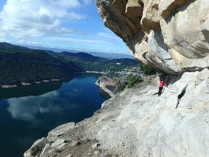 Day hike along the cliffs of Tavertet, Collsacabra