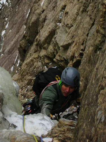 New Hampshire ice climbing