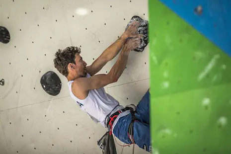 Indoor rock climbing for beginners at Adel Climbing Gym (Dolomites)
