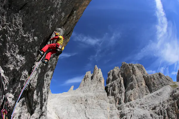 Guided Rock Climbing in Rosengarten, Dolomites | undefined