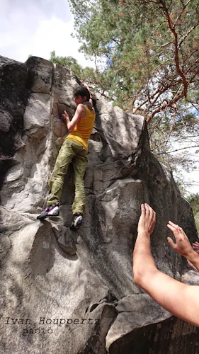 Bouldering in Fontainebleau