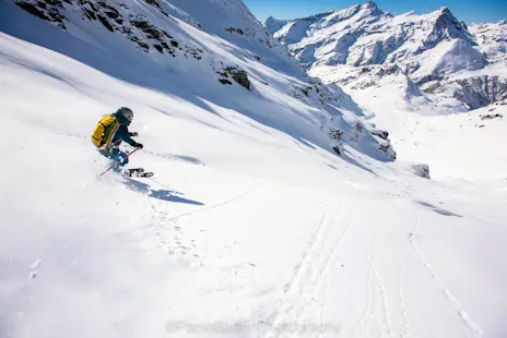 Freeride skiing in the Aosta Valley: 4 days on Monte Rosa, Courmayeur (Mont Blanc)