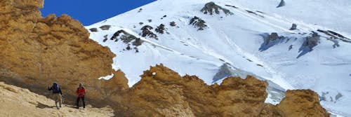 3-day trek to the top of Pico Austria and Acotango from La Paz