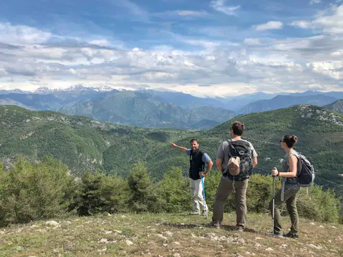 Hiking to Baudon Peak from Peille, near Nice and Monaco