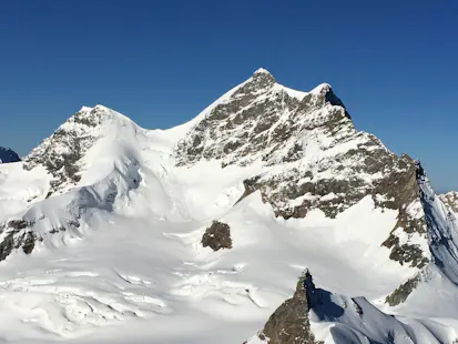 Ski mountaineering on Monch and Jungfrau in the Bernese Alps, Switzerland (2 days)