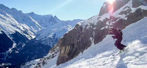 Backcountry skiing in Stowe, Introductory clinic on Mount Mansfield (Ranch Valley)