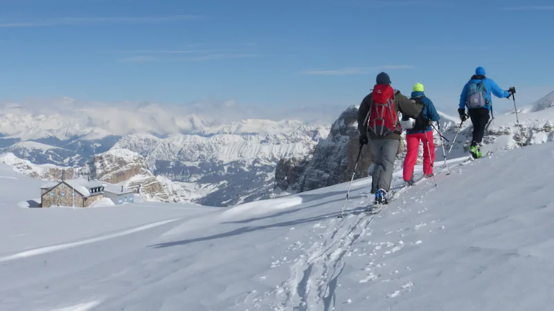Dolomites ski touring traverse