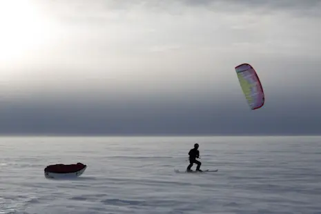 Greenland South to North Kite Skiing Expedition