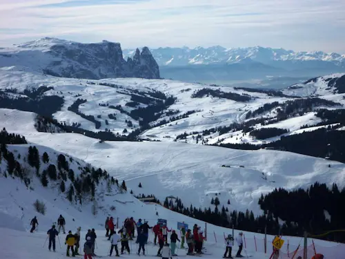 Dolomitas excursión guiada de esquí de 3 días