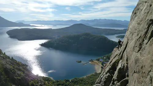 Rock climbing on Cerro Lopez, Day trip from Bariloche