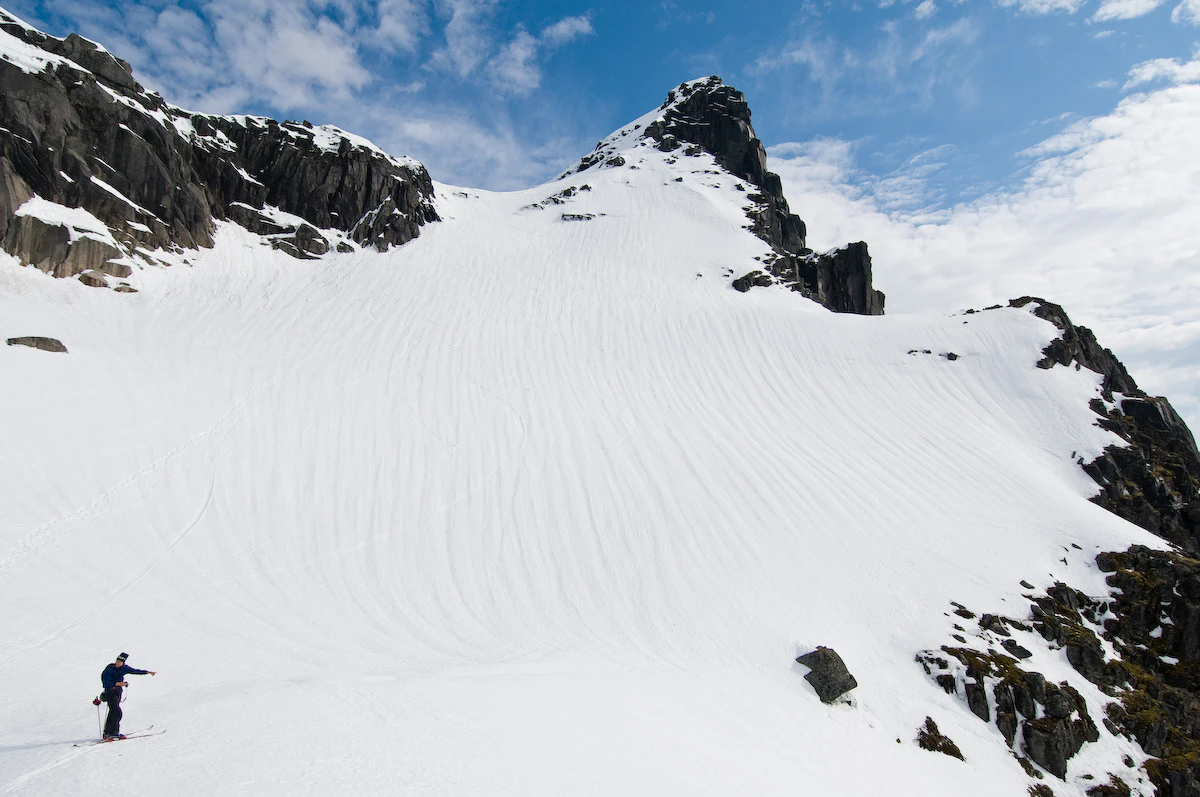 1-week Ski touring around Lofoten, Norway