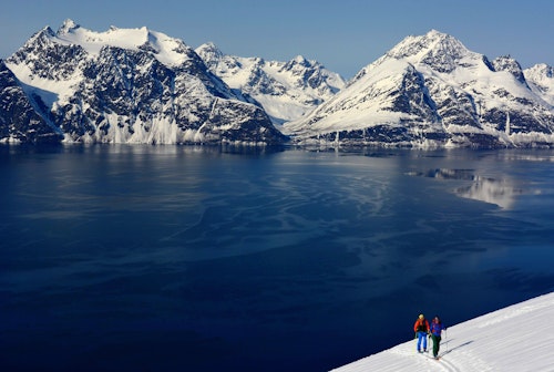 Ski and sail tour in the Lyngen Alps, Norway
