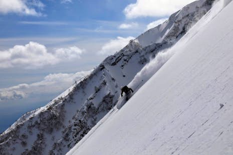 Ski touring on Rishiri Island and around Hokkaido