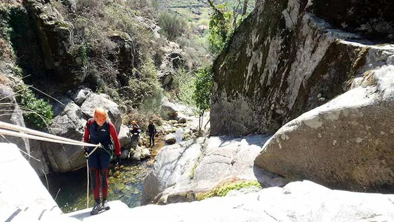 1-day Canyoning and rappelling in Papuos, Valle del Jerte (Gredos) 1